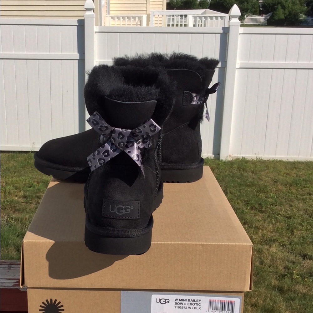UGG MINI BAILEY BOW II EXOTIC - Picture 2 of 6